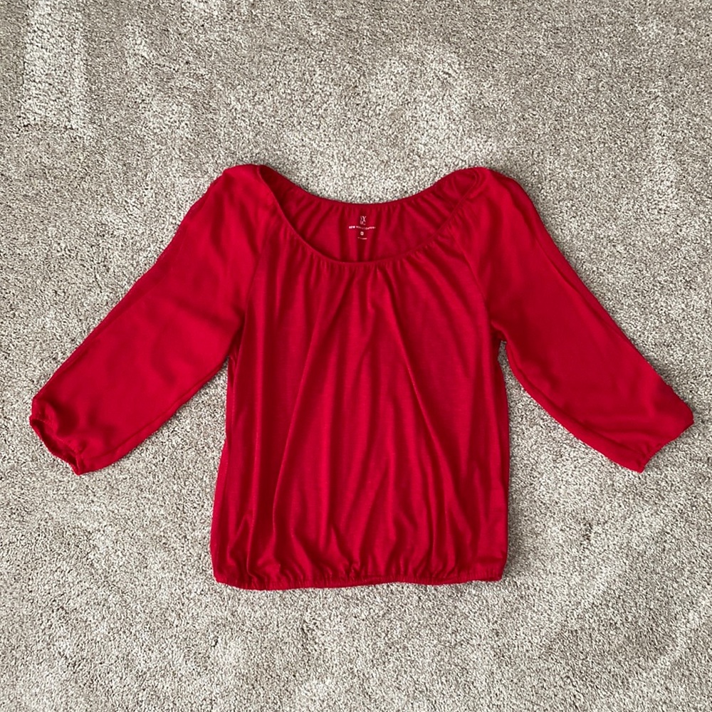New York & Company Long Sleeve Blouse